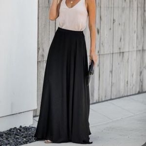 🔹New🔹Black Maxi Woven Skirt